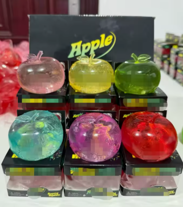 Apple Shaped Squishy Toys Assorted – Slow Rising Stress Relief Squeeze Toy - product image