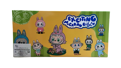Labubu Plastic Figure 4 pcs (Assorted Designs, Sold as Set)