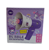 Kuromi Bubble Megaphone Plush Toy