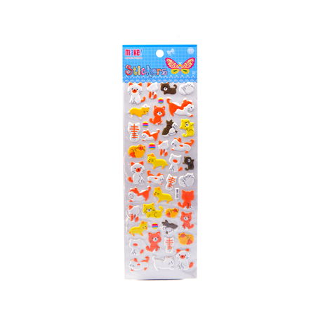 Kitty Puffy Stickers