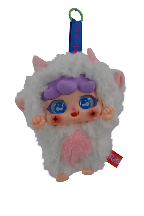 Baby 3 Migo Sneaky White Plush Doll