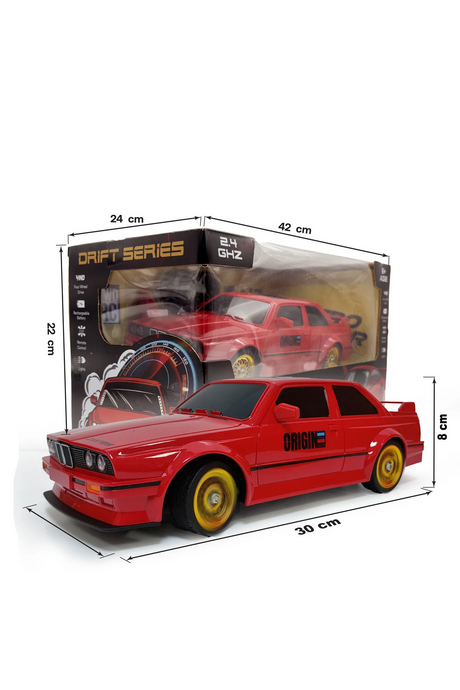 Retro Drift 4WD RC Car 2.4GHz - High-Speed Drifting Toy Assorted Colors