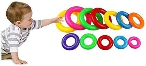 Giant Rainbow Stacking Ring