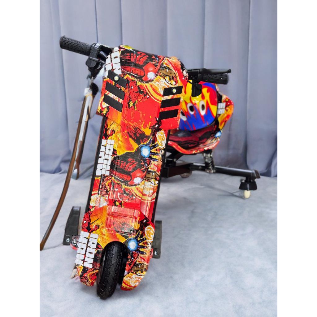 Drift Scooter 36V Iron Man Edition – Electric Kids Drift Scooter