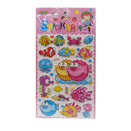 Puffy Sticker Fish
