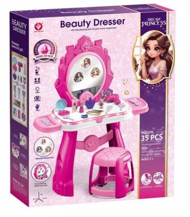 Dream Princess Beauty Dresser Make-Up Set 37 pcs