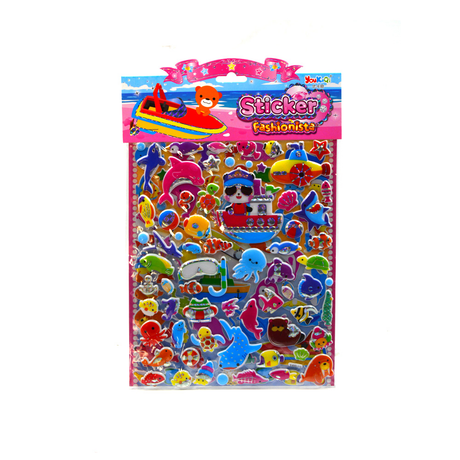 Sea Animals Puffy Sticker