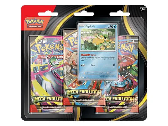 Pokemon TCG Mega Evolution 3-Pack Blister
