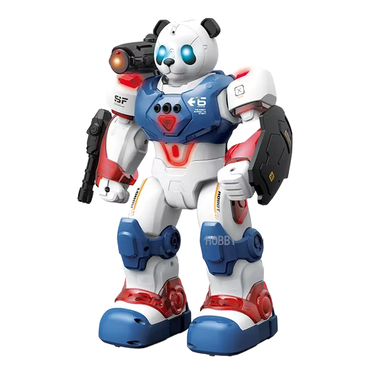 Remote Control Robot Panda Warrior - Transforming Action Figure Toy ...