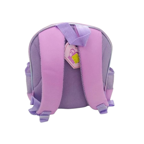 Sparkly Purple Glitter School Bag for Kids – Frozen Theme Backpack with Elsa & Anna