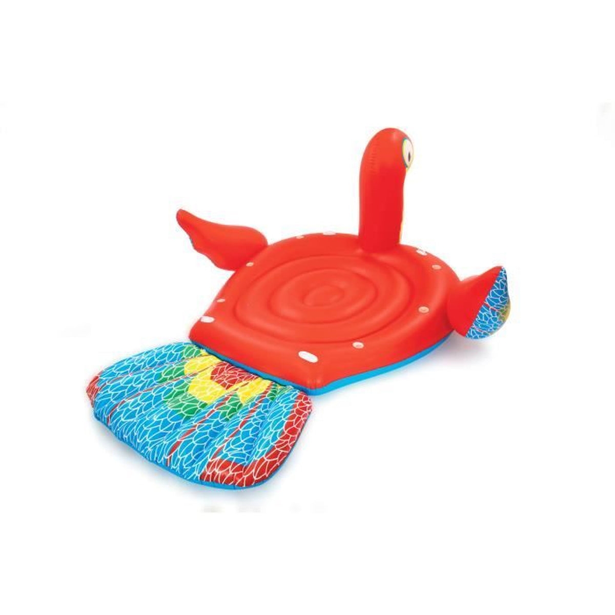 Bestway Giant Parrot Island Inflatable Pool Float 5m × 3.27m – 43227