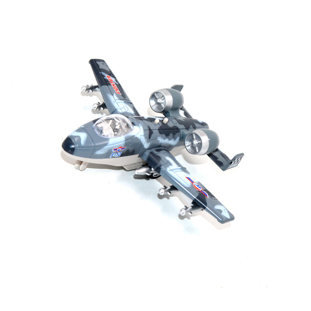 Pull Back Fighter Plane