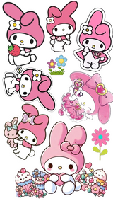 Luggage Stickers (Assorted designs, sold as single)