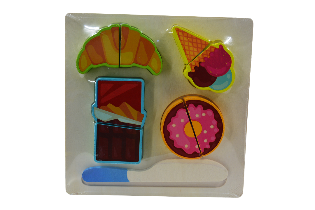 Wooden Cutting Set Dessert