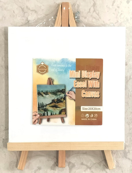 Canvas 20x20 cm with Easel