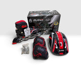 Inline Skate Shoes Combo with Lights – Size 35–38 – 6 Assorted