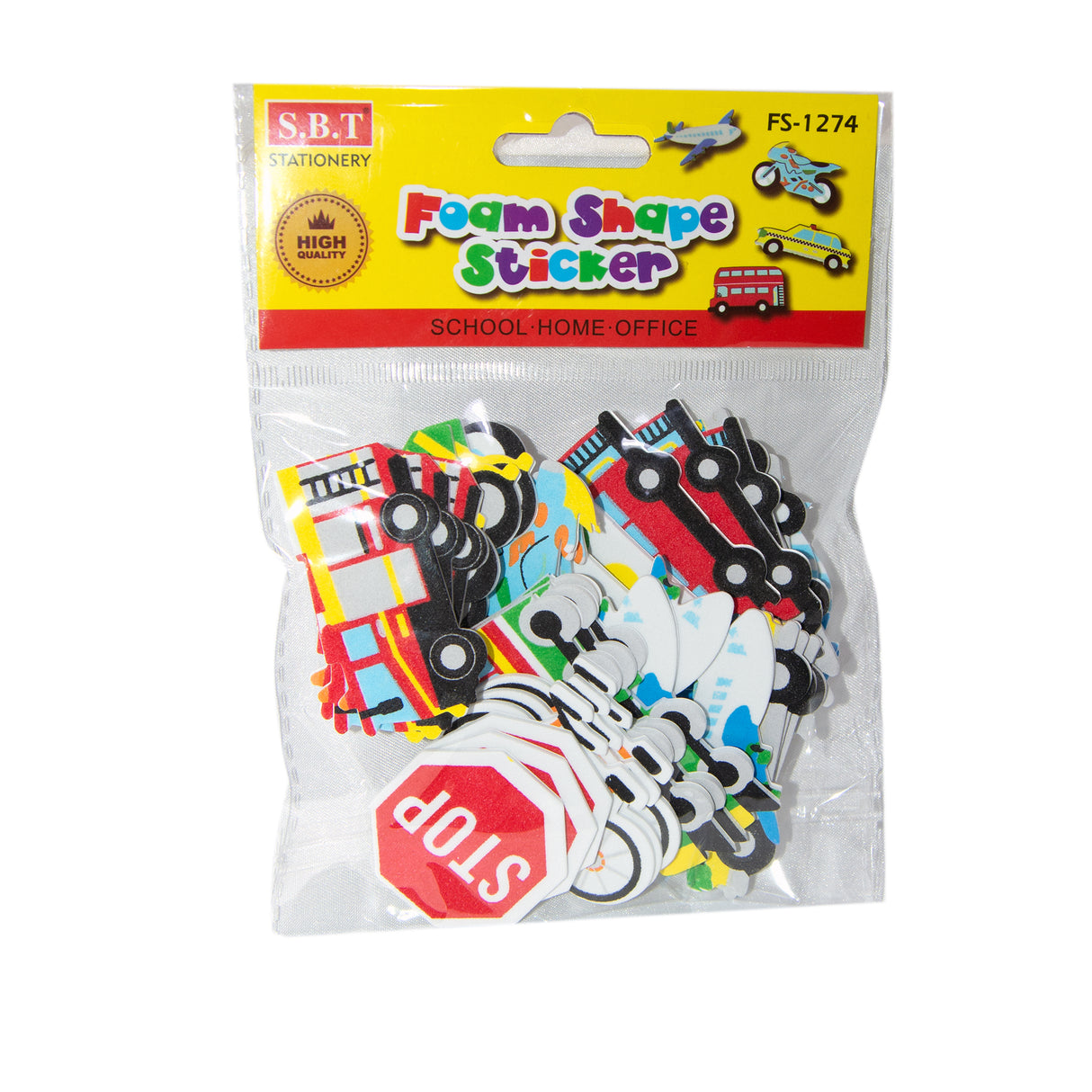 Vehicle Foam Shape Stickers
