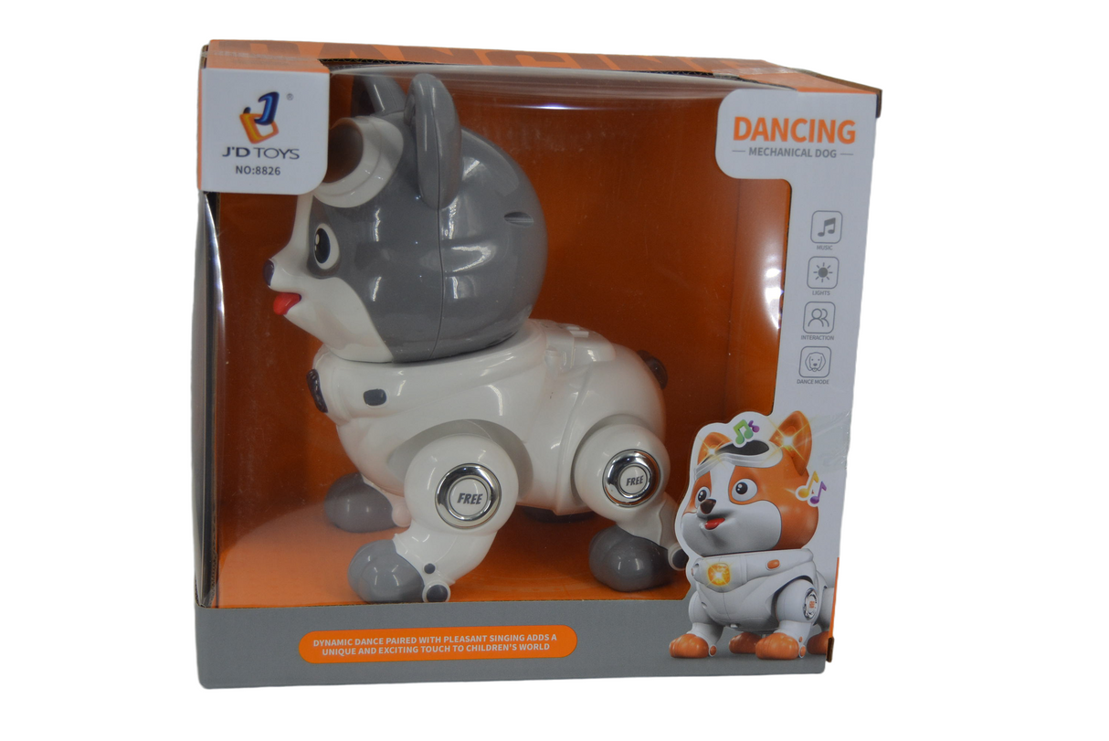 Dancing Mechanical Dog Toy Colors(Assorted Colors, Sold As Single)
