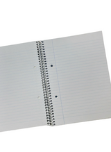 A5 Hardcover Spiral Notebook – 80 Sheets, 90 GSM, Lined – Hearts Design