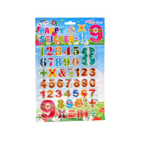 Number Sticker