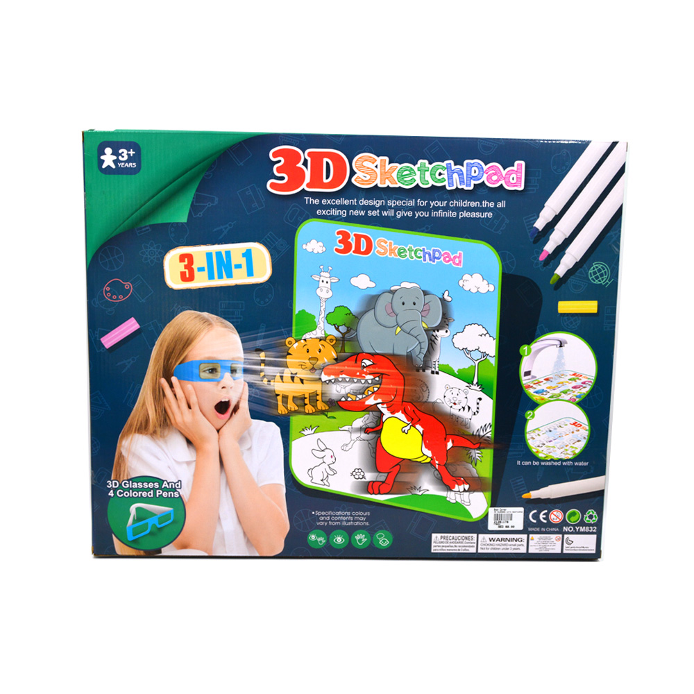 3D Glasses With Sketchpad