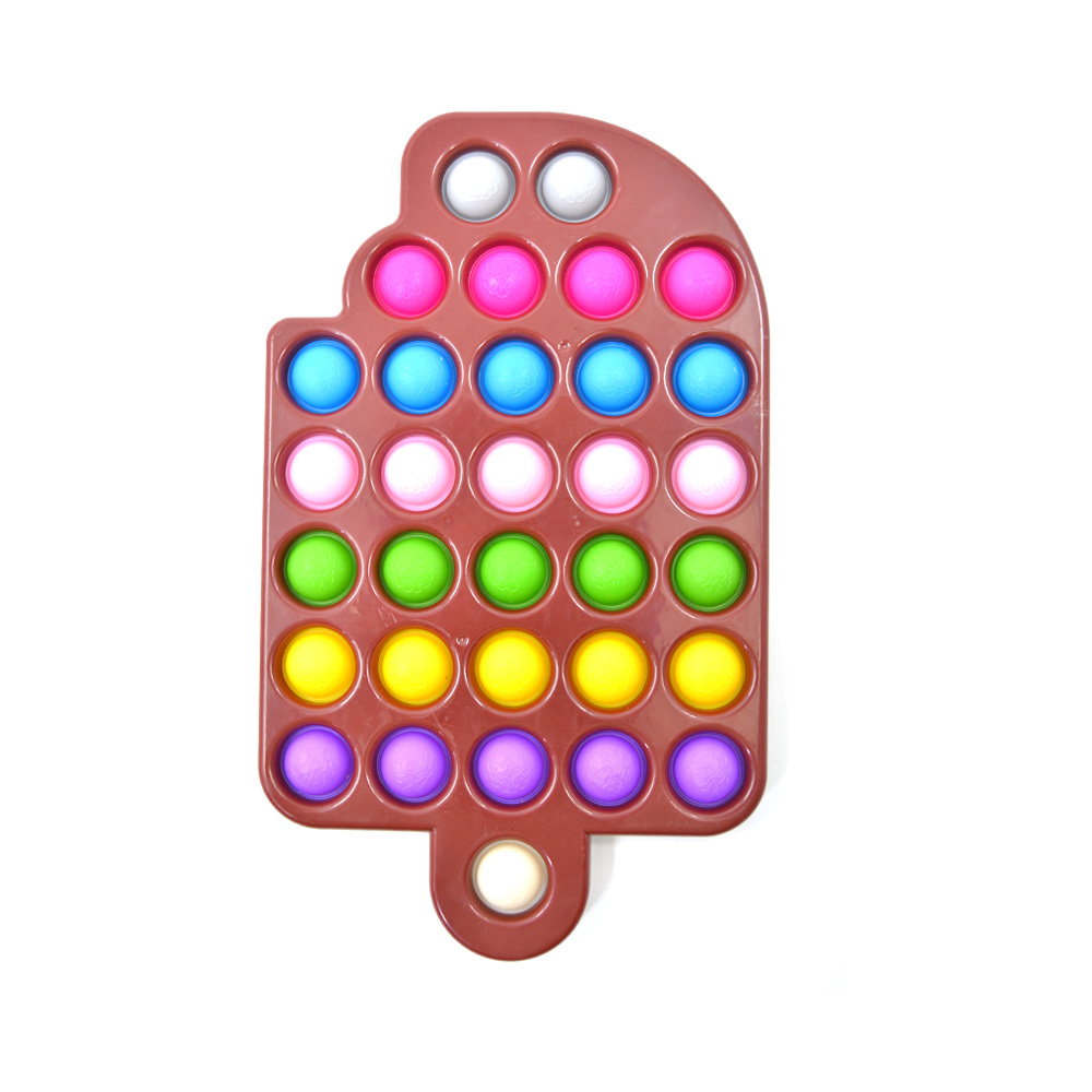 Ice Cream Fidget Pop It Toy 24cm (Assorted, Sold As Single)