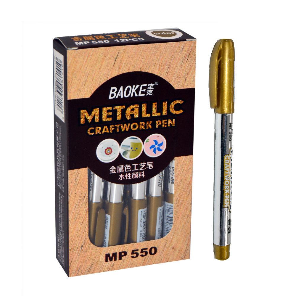 Golden Metal Craft Marker Pen 1.5mm