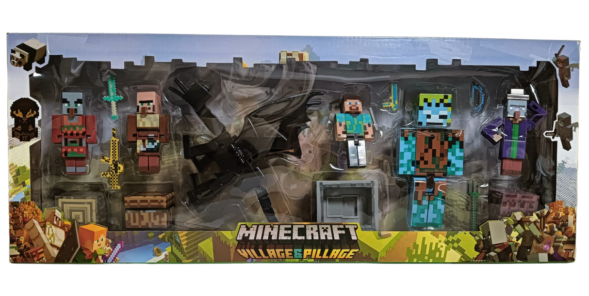 Links to Minecraft Village & Pillage Figure & Accessory Set Style 3 by minecraft-village-&-pillage-figure-&-accessory-set-style-3