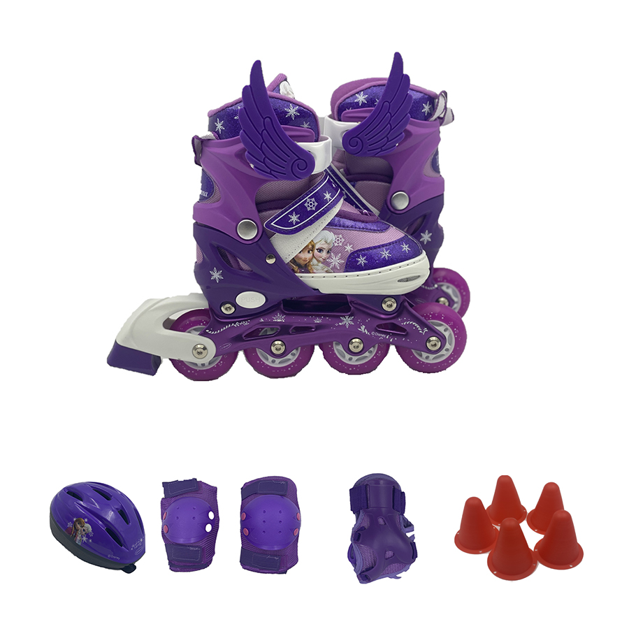 Frozen Inline Skate combo set Size (31-34) for girls