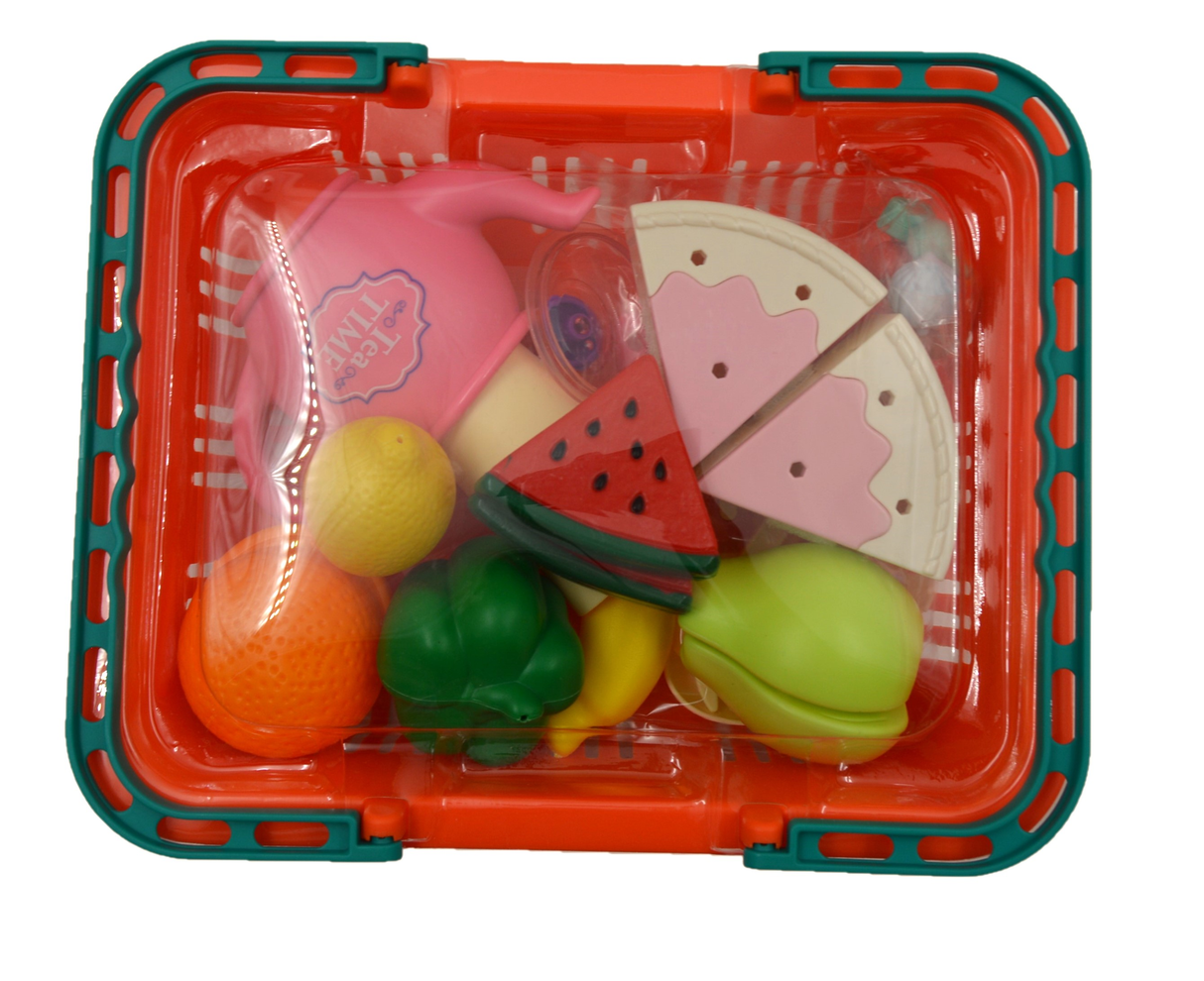 Links to KITCHEN CUTTING PRETEND TEA SET by 