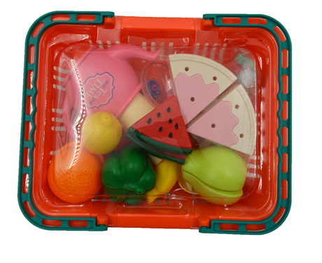 Links to KITCHEN CUTTING PRETEND TEA SET by 