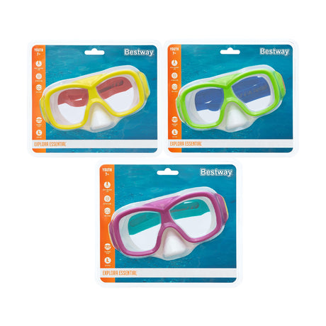 Bestway Explora Essential Aquanaut Dive Mask (Assorted 3)