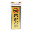 No Parking Sign Sticker Gold`