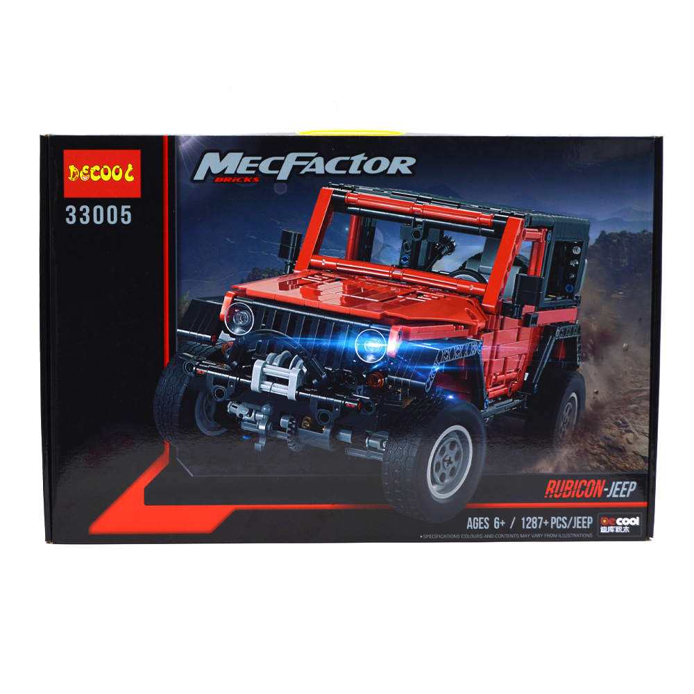Rubicon Jeep Building Block Set-1287 Pcs