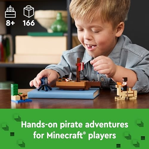 LEGO Minecraft 21259 The Pirate Ship Voyage