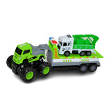 Garbage Truck Green