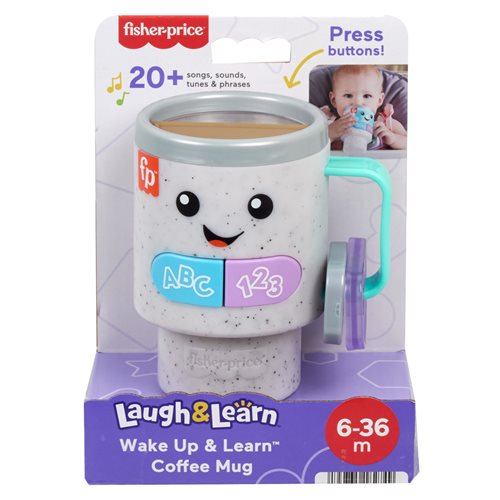 Fisher Price Laugh And Learn Wake Up And Learn Coffee Mug