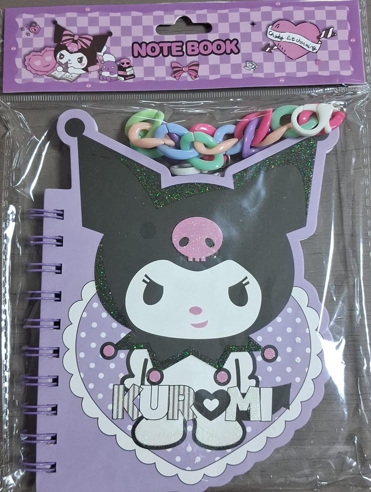 Kuromi Spiral Notebook for Kids – Cute A5 Writing & Drawing Notebook