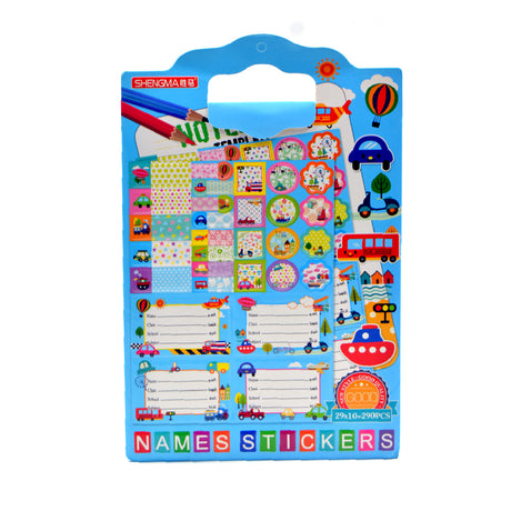 Name Tag Stickers 290 Pcs