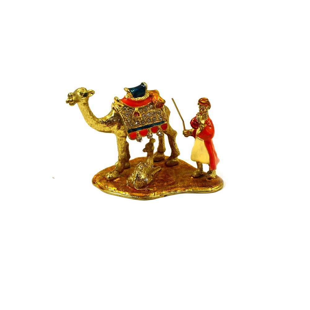 Camel With Arabs Showpiece