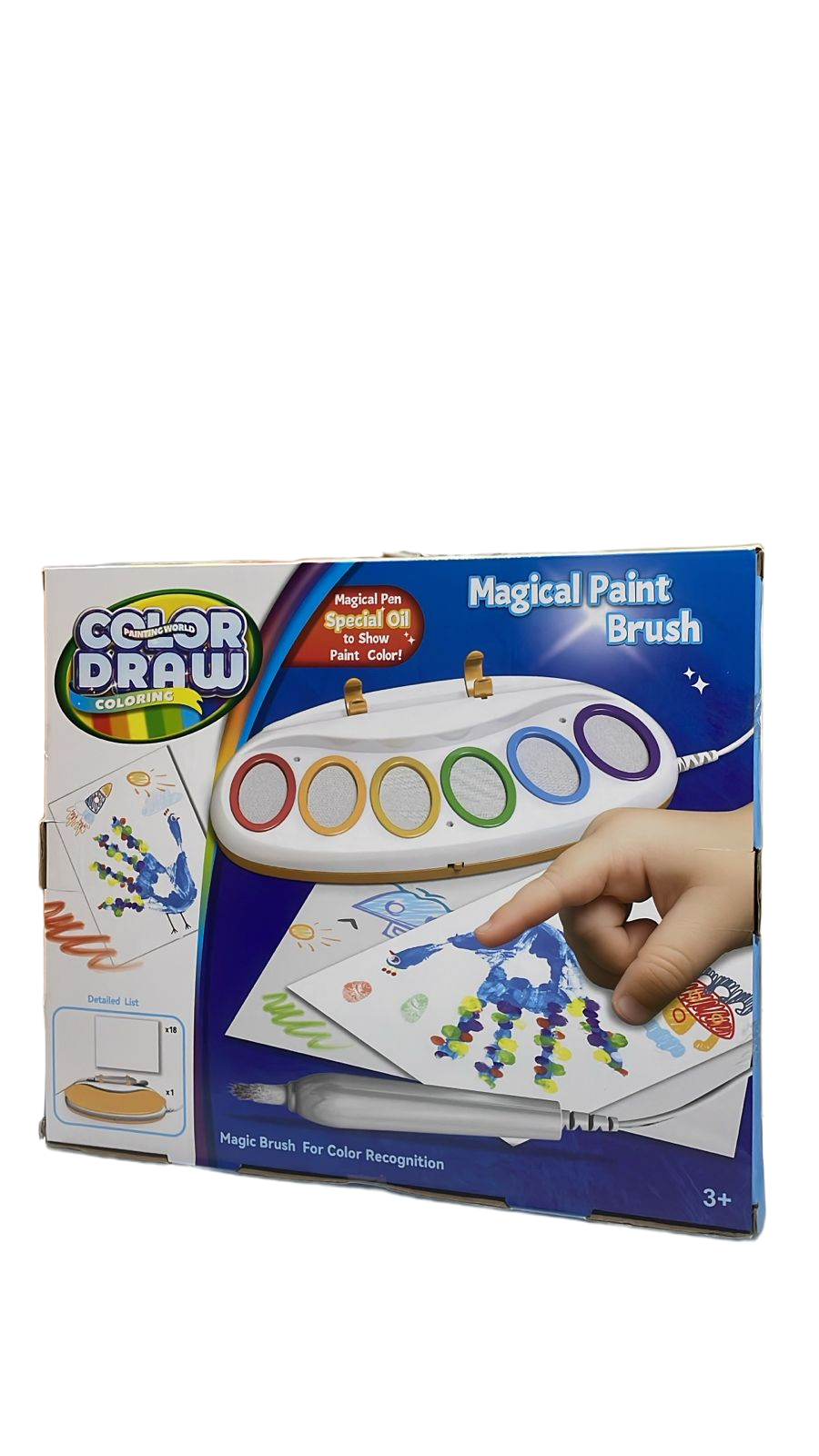 Magical Paint Brush - Water-Reveal Color-Changing Art Toy for Kids