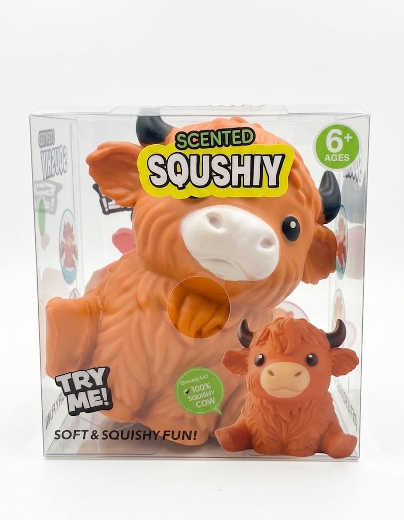 Jumbo Highland Cow Squishy Stress Relief Toy