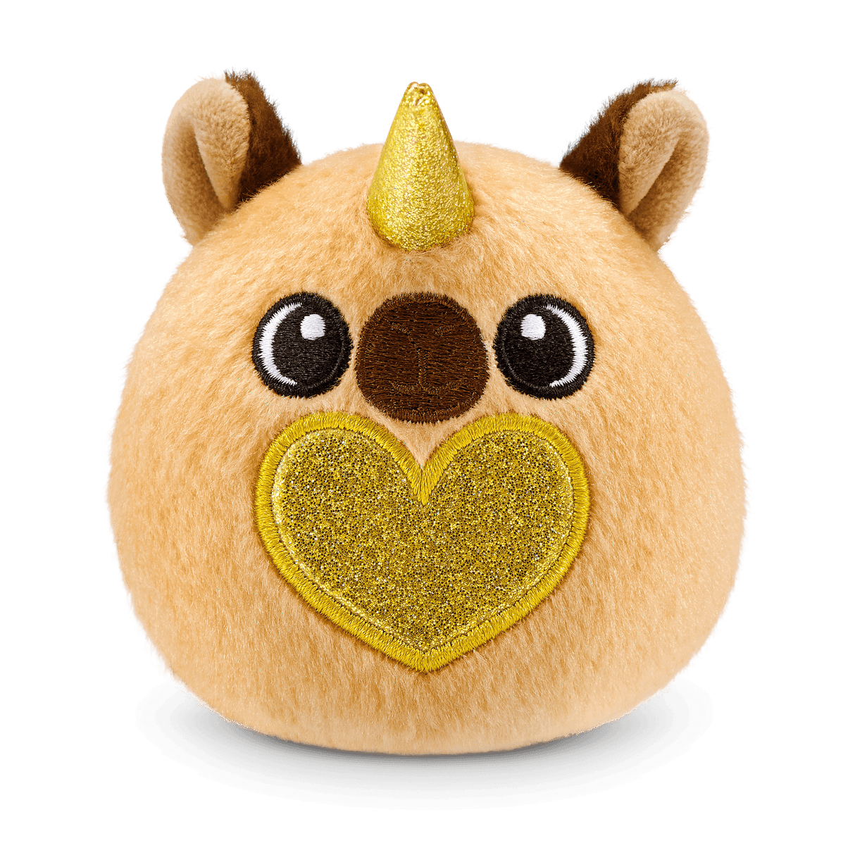 Rainbocorns Baby Eggzania S1 (Assorted) - Adorable Mini Plush Surprise Egg with Glitter Hearts and 7 Collectibles - Assorted