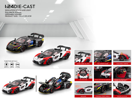 McLaren Senna Track Model 1:24 (assorted colors, sold as single)