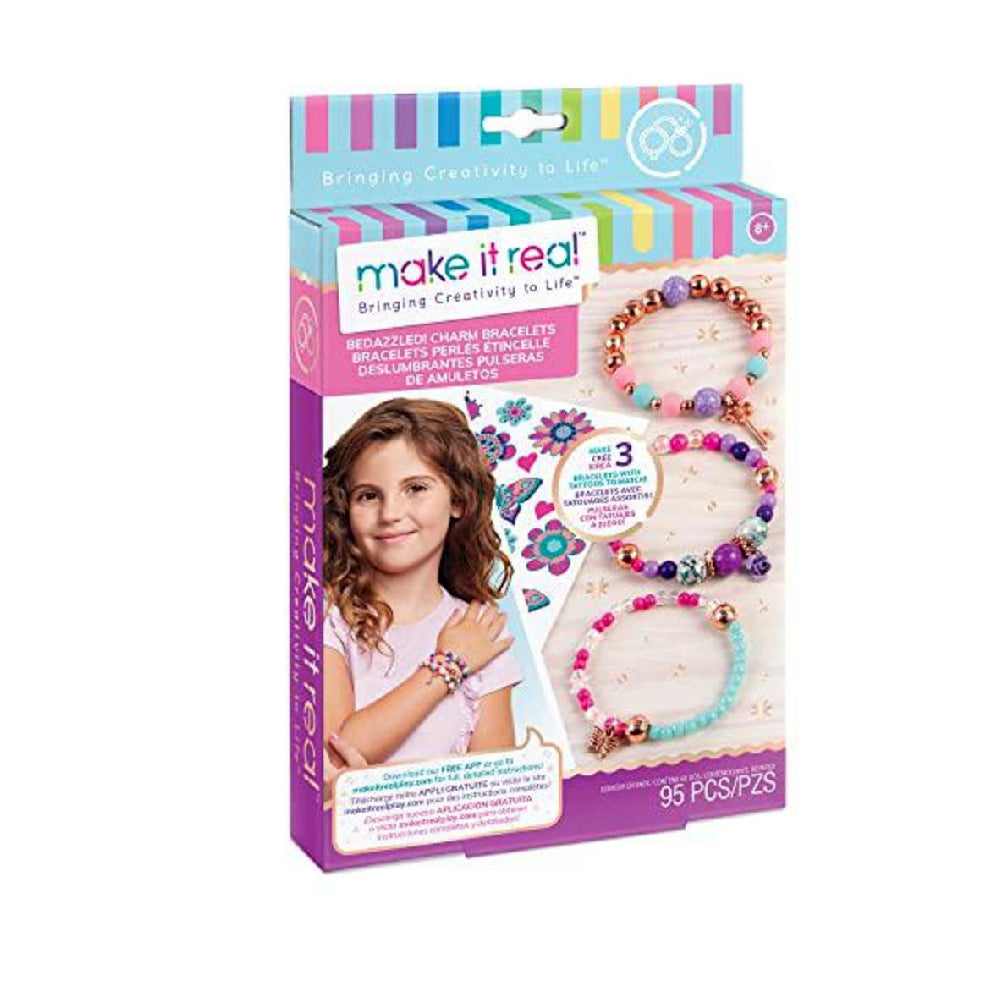 Make It Real Bedazzled Charm Bracelets Kit