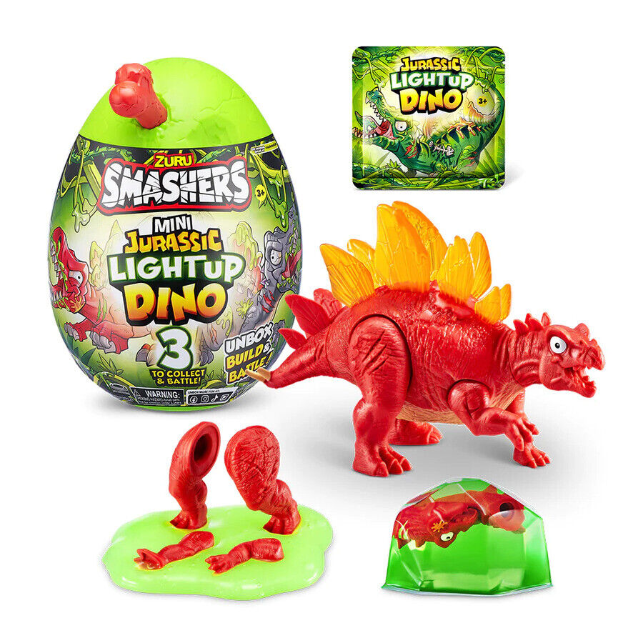 Smashers Jurassic Series 1 Mini Light-Up Dino PDQ Collectible Toy