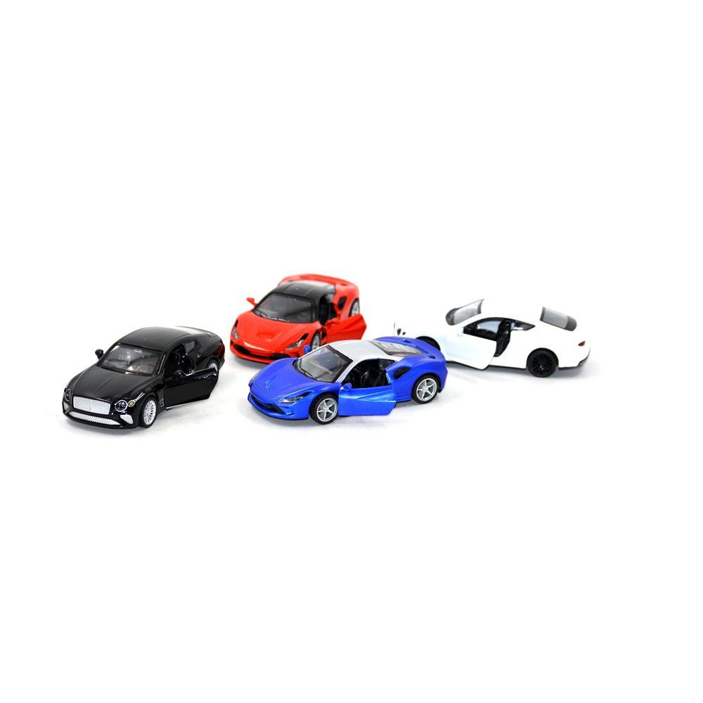 Bentley Continental Gt/Mclaren Artura Model 1:32 Scale (4 Assorted Colors, Sold As Single)