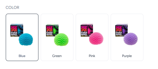 NeeDoh Fuzz Ball (Wonder Waves Edition)Sold As Single - product image