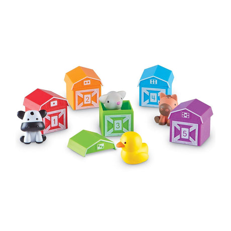 Learning Resources Peekaboo Learning Farm - 10 Pieces