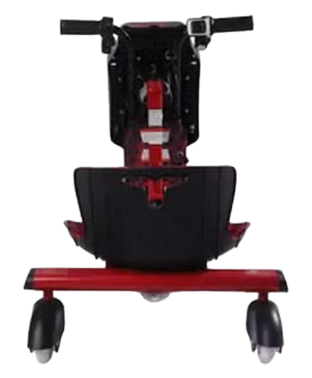 Pro Ride 36V Mini Electric Drift Scooter with Helmet and Protection - Red Multicolor